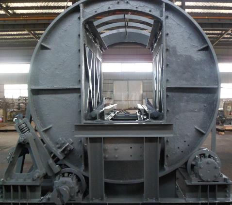 山西西山煤電實用中的翻車機(jī)